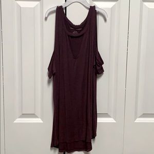 American eagle off the shoulder t-shirt